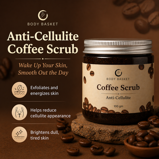 Anti-Cellulite Coffee Scrub | for Smooth & Energized Skin | 50 gm