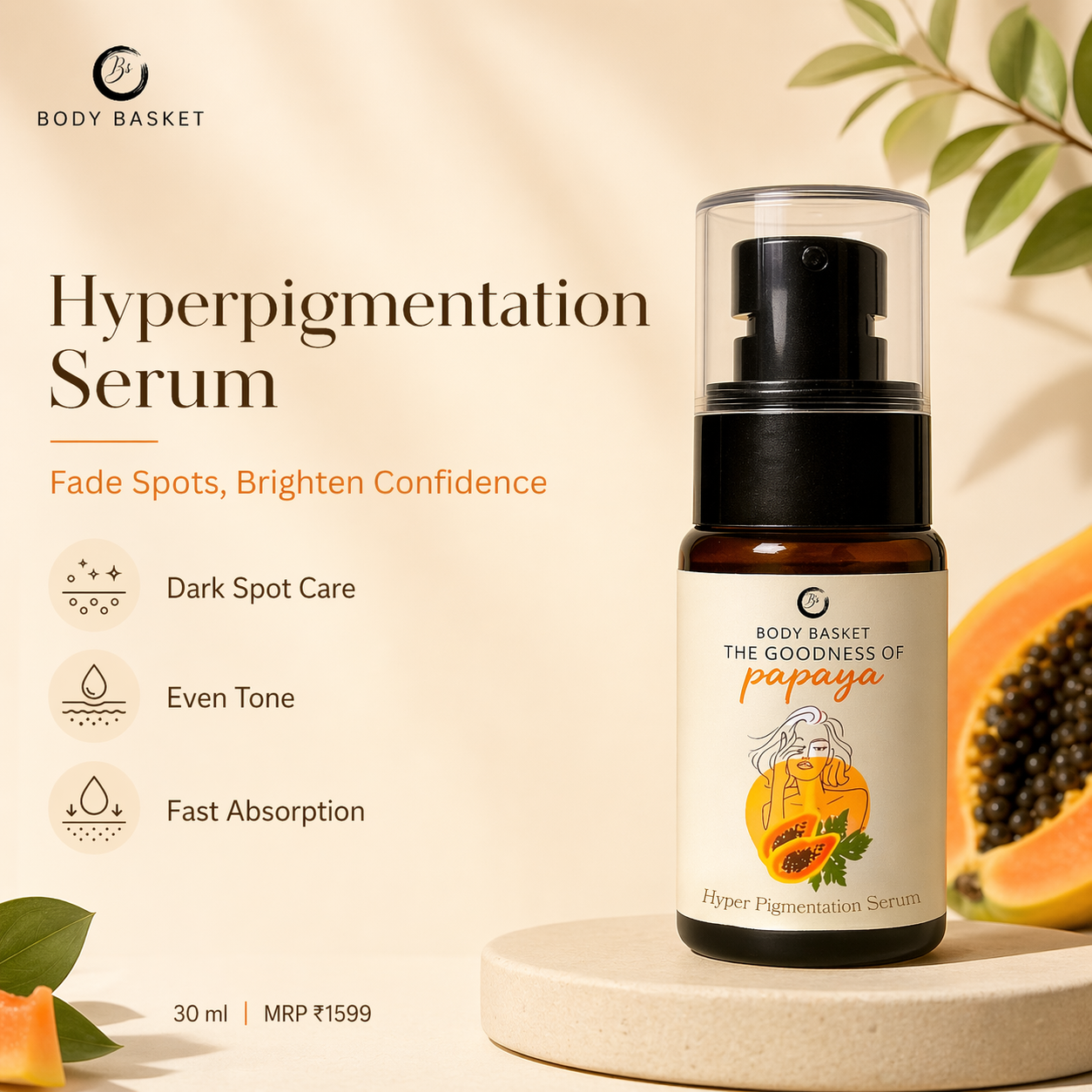 Hyperpigmentation Serum for Dark Spots & Uneven Skin Tone | 30 ml